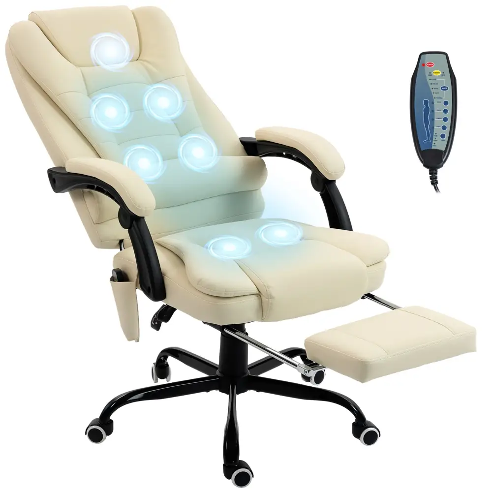 Fauteuil de Bureau Massant Vinsetto - 7 Points
